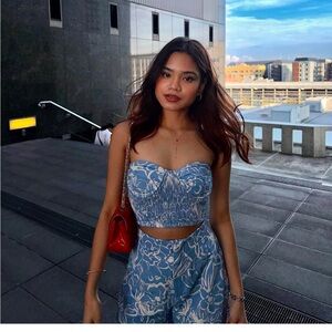 Blue Zara two piece set - Perfect for vacation!